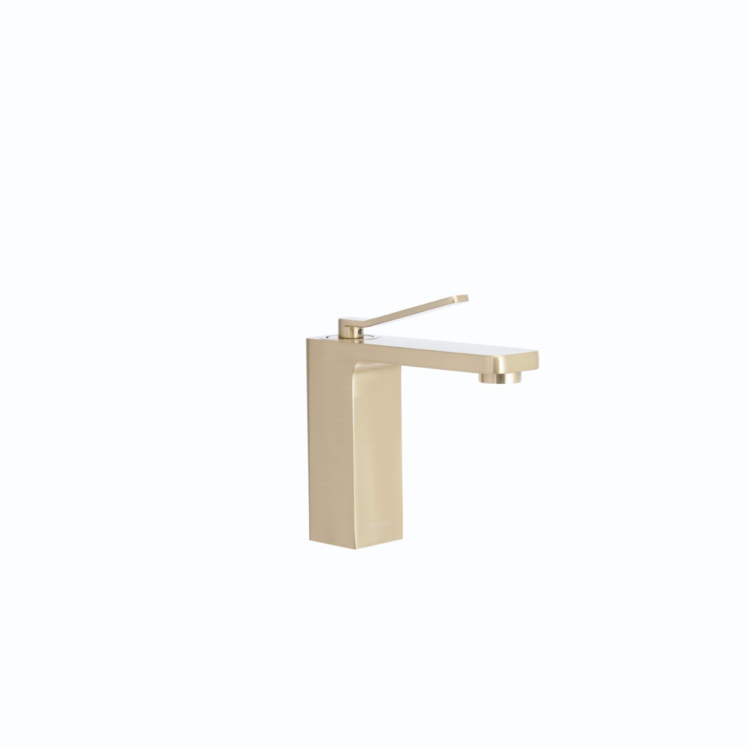 Llave Monomando Baja Para Lavabo L&iacute;nea Siena En Dorado Satinado,,hi-res image number null