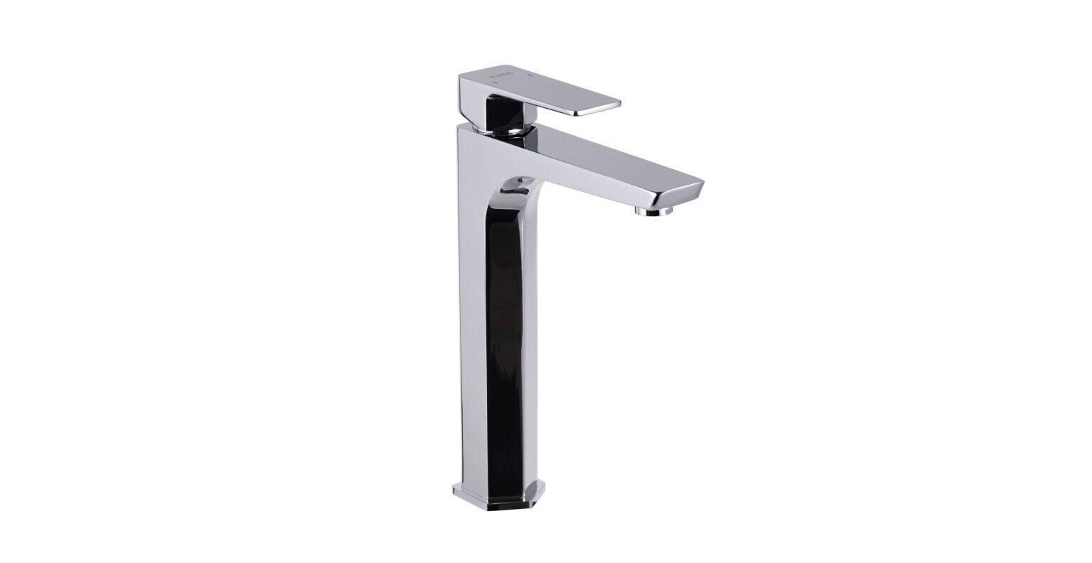 Llave Monomando Alta Para Lavabo L&iacute;nea Dessau En Cromo Pulido,,hi-res