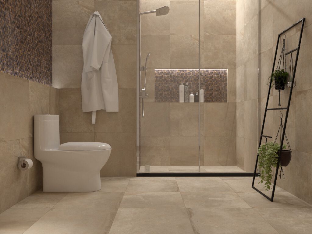 Ba&ntilde;o Acadia Beige con Caf&eacute;,,hi-res