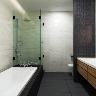 Ba&ntilde;o Interglass Pearl Negro