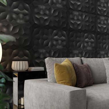 Sala 3D Wall Negro