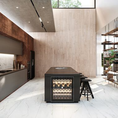 Cocina Serenity Beige con Blanco