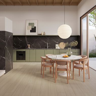 Cocina Avantgard Beige con Negro