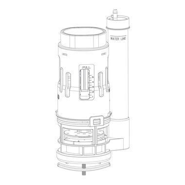 Valvula 820S-007-T6 De Descarga Estandar Para Sanitario Unico
