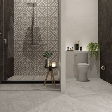 Ba&ntilde;o Vermont Beige, Gris y Negro