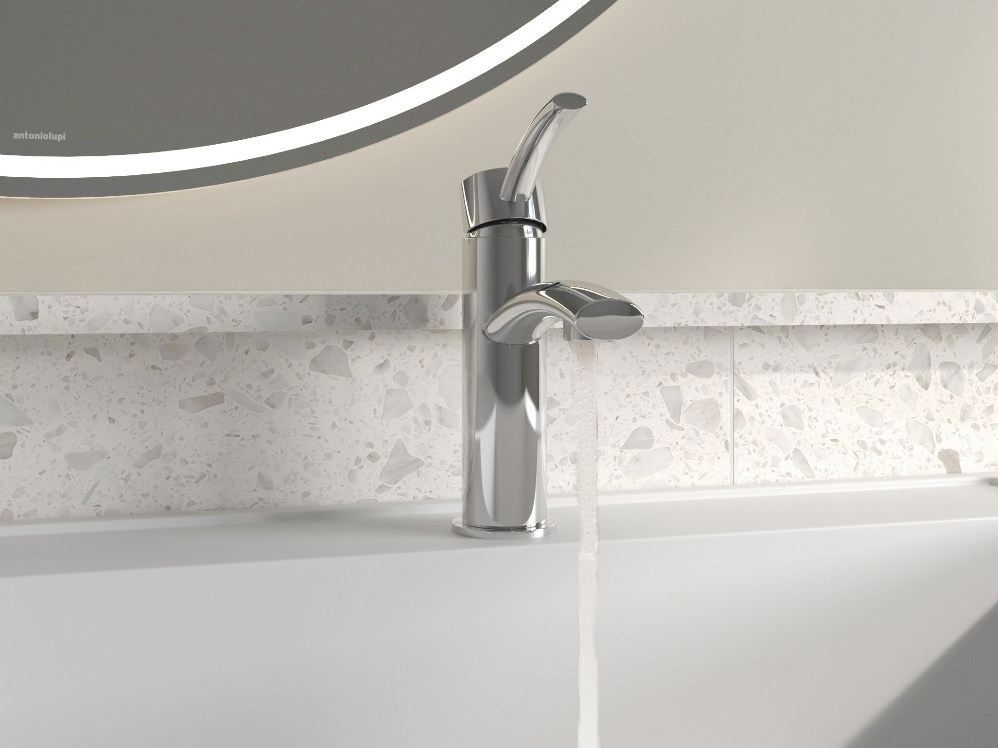 Llave Monomando Baja Para Lavabo L&iacute;nea Ribbon&reg; En Cromo Pulido,,hi-res image number null