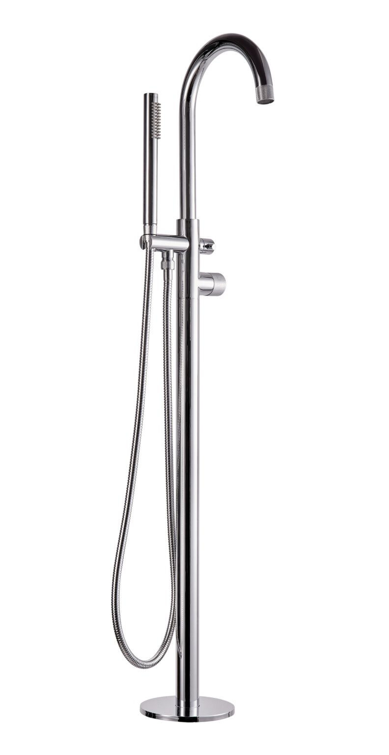 Llave De Piso Para Tina L&iacute;nea Weismar En Cromo Pulido,,hi-res