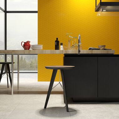 Cocina 3D Wall Amarillo