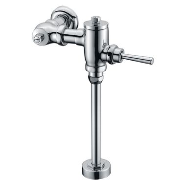 Flux&oacute;metro Manual Para Mingitorio L&iacute;nea Universal En Cromo Pulido