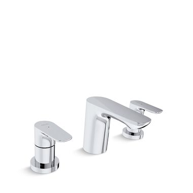 Llave Duomando Para Lavabo L&iacute;nea Aleo En Cromo Pulido
