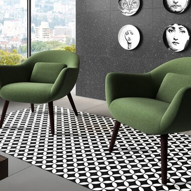 Sala Cosmos Gris con Negro