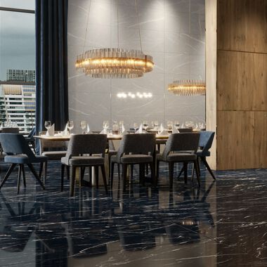 Uso Comercial Aura Rectificado Caf&eacute; con Negro