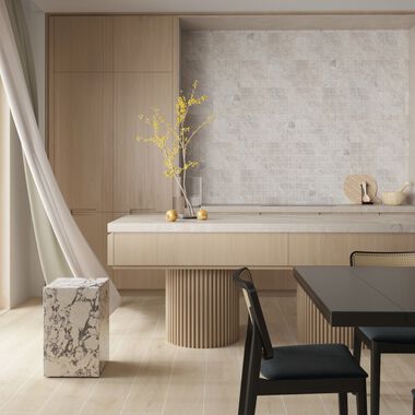 Cocina Endless Mosaics Beige con Gris