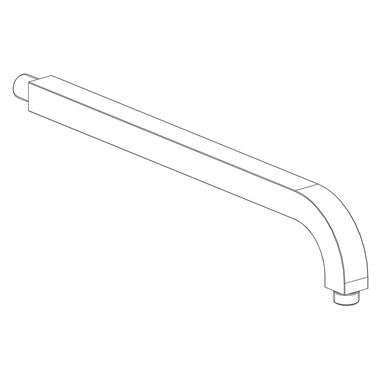 Brazo Para Regadera De 90 Grados L&iacute;nea Dubl&iacute;n&reg; En Cromo Pulido