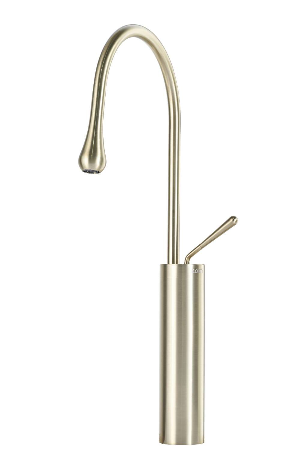Llave Monomando Alta Para Lavabo L&iacute;nea Meissen Pro En Dorado Satinado,,hi-res image number null