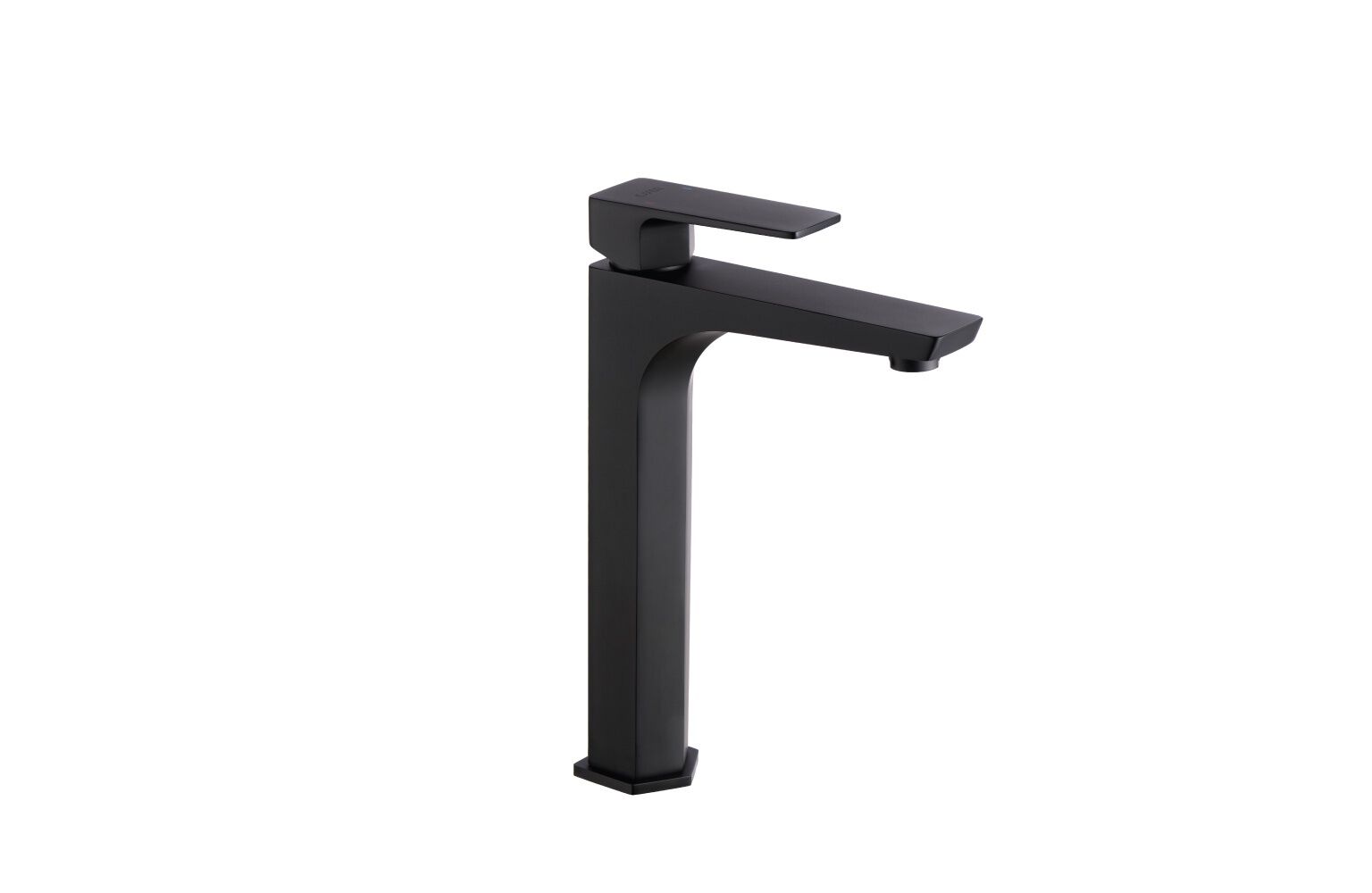 Llave Monomando Alta Para Lavabo L&iacute;nea Dessau En Negro Mate,,hi-res