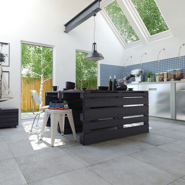 Cocina Dots Azul con Gris