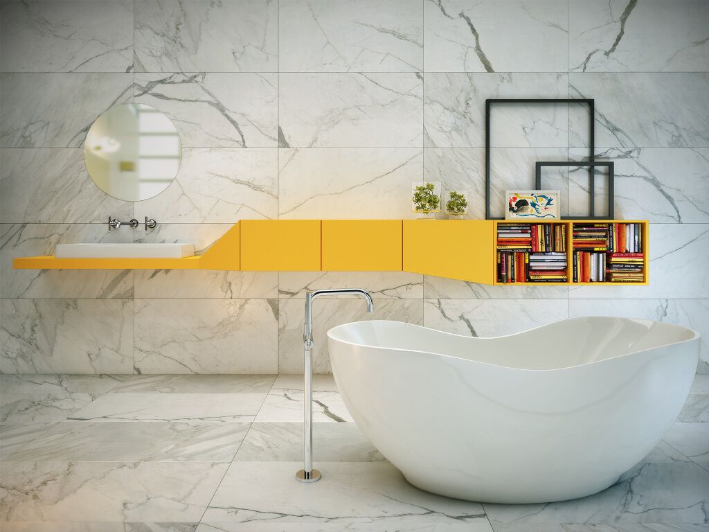 Ba&ntilde;o Urban Blanco,,hi-res image number null
