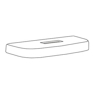 Tapa De Tanque Oslo Para Sanitario Blanco