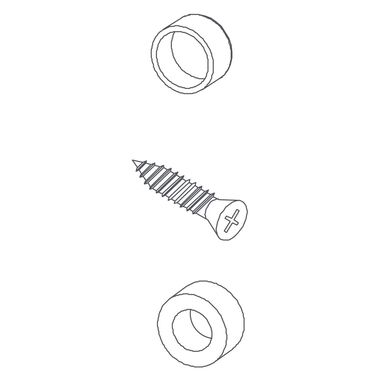 Set Verona Pro De Tornillos De Instalacion De Perfiles Para Cristales Laterales Unico