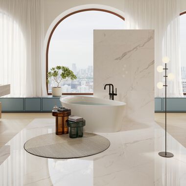 Ba&ntilde;o Stargaze Beige con Blanco