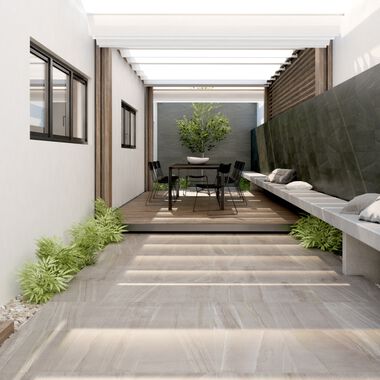 Exterior Montpellier Gris con Negro
