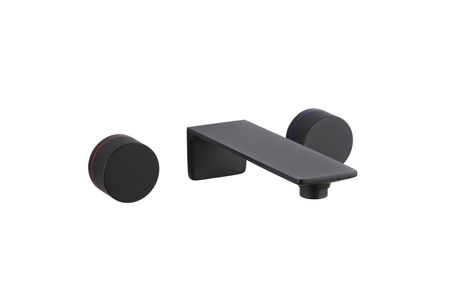 Llave De Muro Para Lavabo L&iacute;nea Weismar En Negro Mate,,hi-res image number null