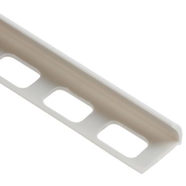 Perfil curvo de pl&aacute;stico gris 10mm