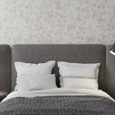 Rec&aacute;mara Pebble Stone Blanco con Gris