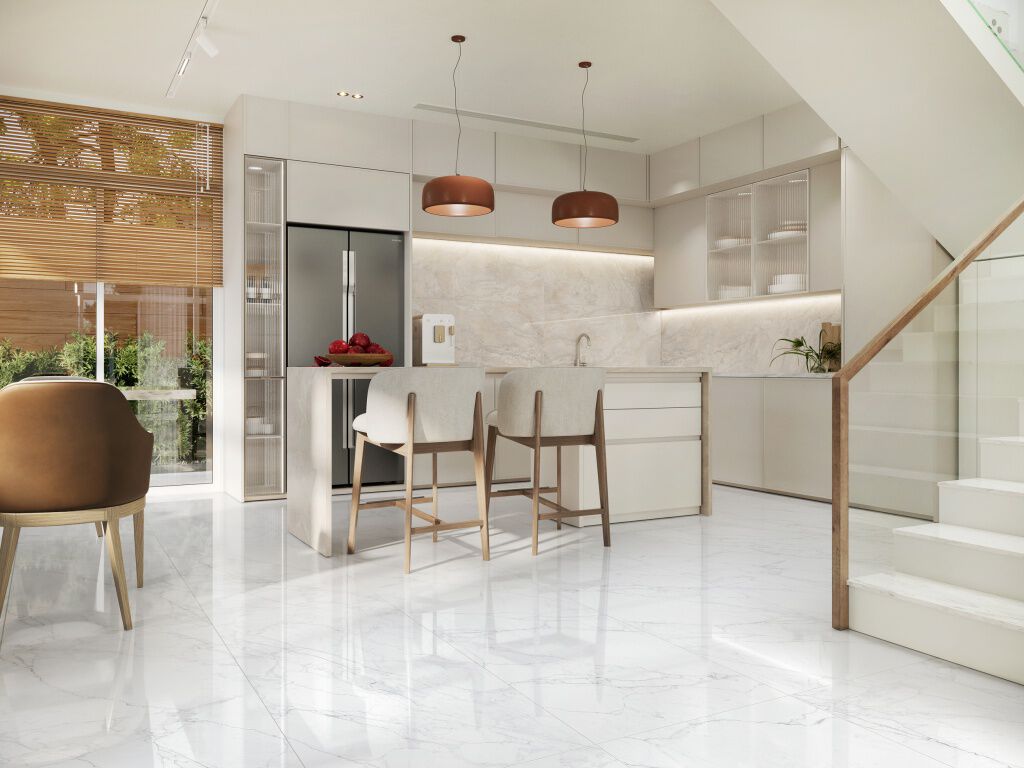 Cocina Savoy Beige con Blanco,,hi-res