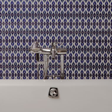 Ba&ntilde;o Dots Azul