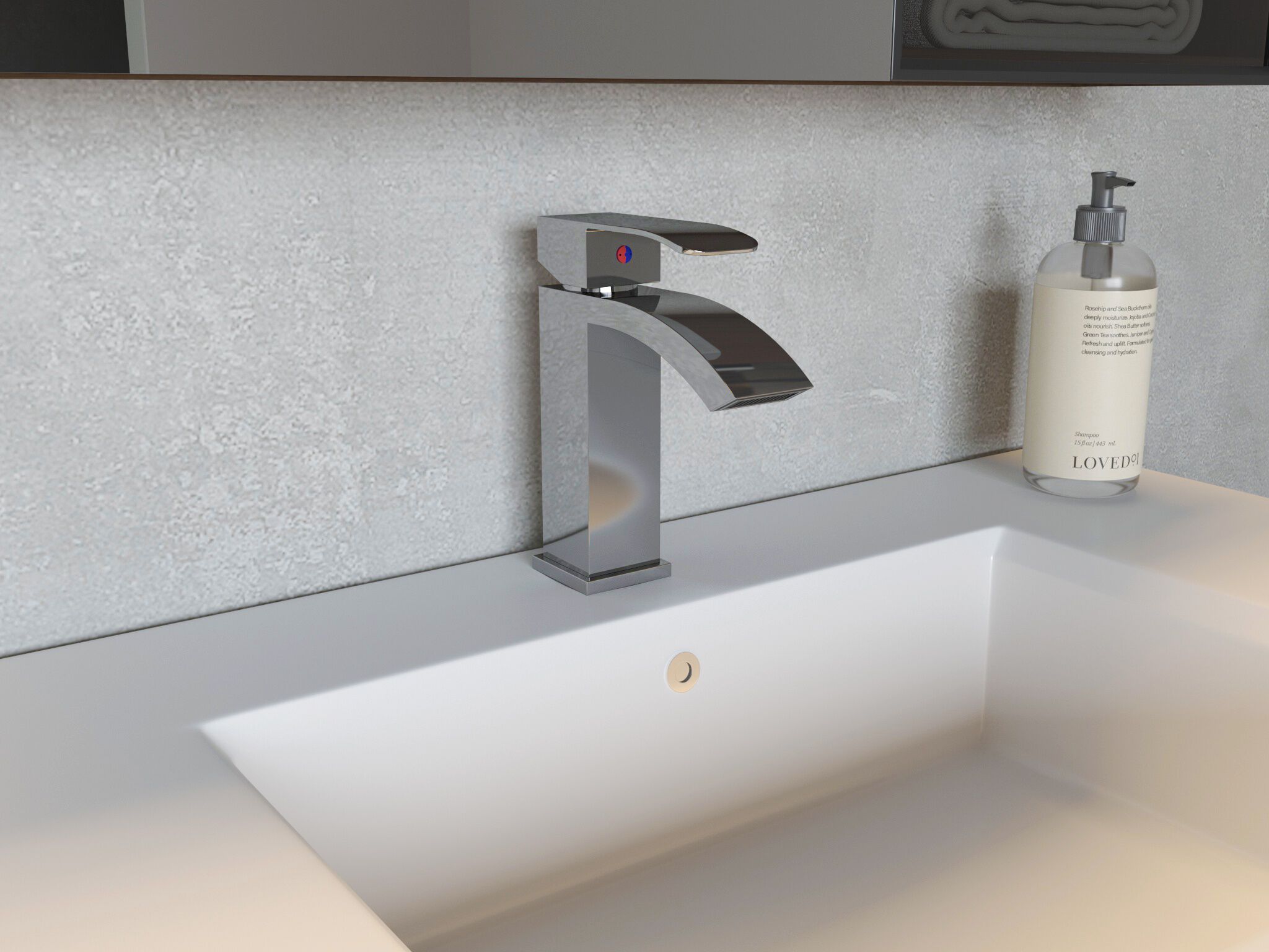 Llave Monomando Baja Para Lavabo L&iacute;nea Niagara&reg; En Cromo Pulido,,hi-res image number null