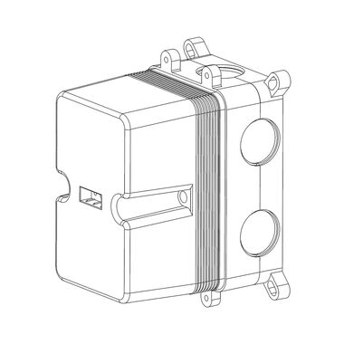 Valvula Para Conjunto De Regadera Dorado Satinado