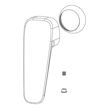 Maneral Duna Para Regadera Y Llave De Muro Cromo Pulido