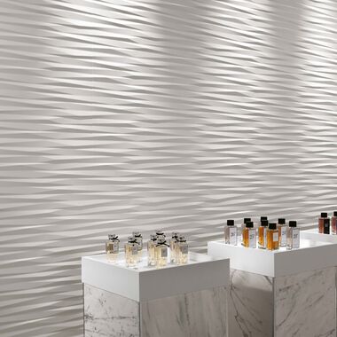 Uso Comercial 3D Wall Blanco