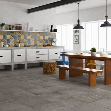 Cocina Dots Gris con Multicolor