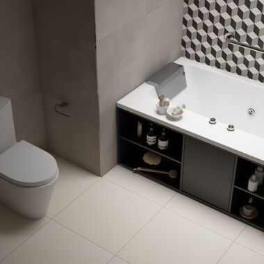 Ba&ntilde;o Cityline Gris con Negro