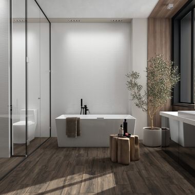 Ba&ntilde;o Rilievi Blanco con Caf&eacute;
