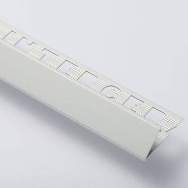 Perfil de aluminio bisel plata mate 12mm
