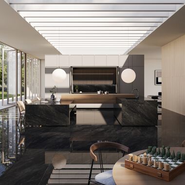 Cocina Stargaze Beige con Negro