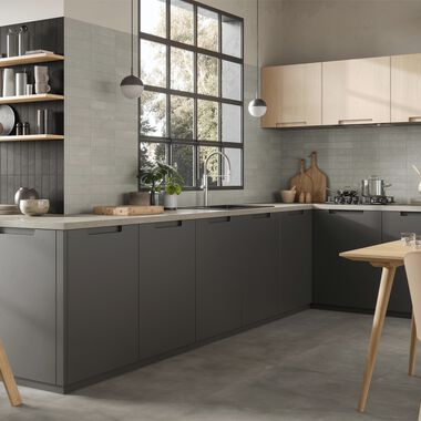 Cocina Miniature Beige con Negro
