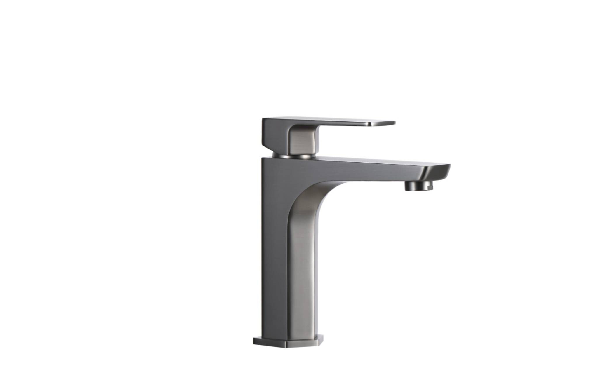Llave Monomando Baja Para Lavabo L&iacute;nea Dessau En Titanio Mate,,hi-res image number null
