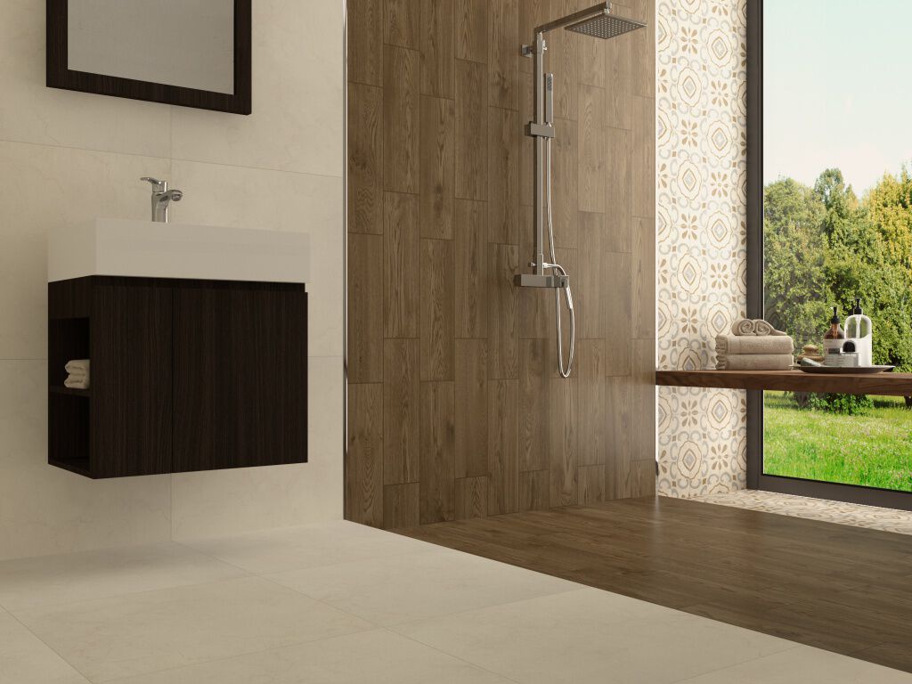 Ba&ntilde;o Crema Marfil Beige con Caf&eacute;,,hi-res