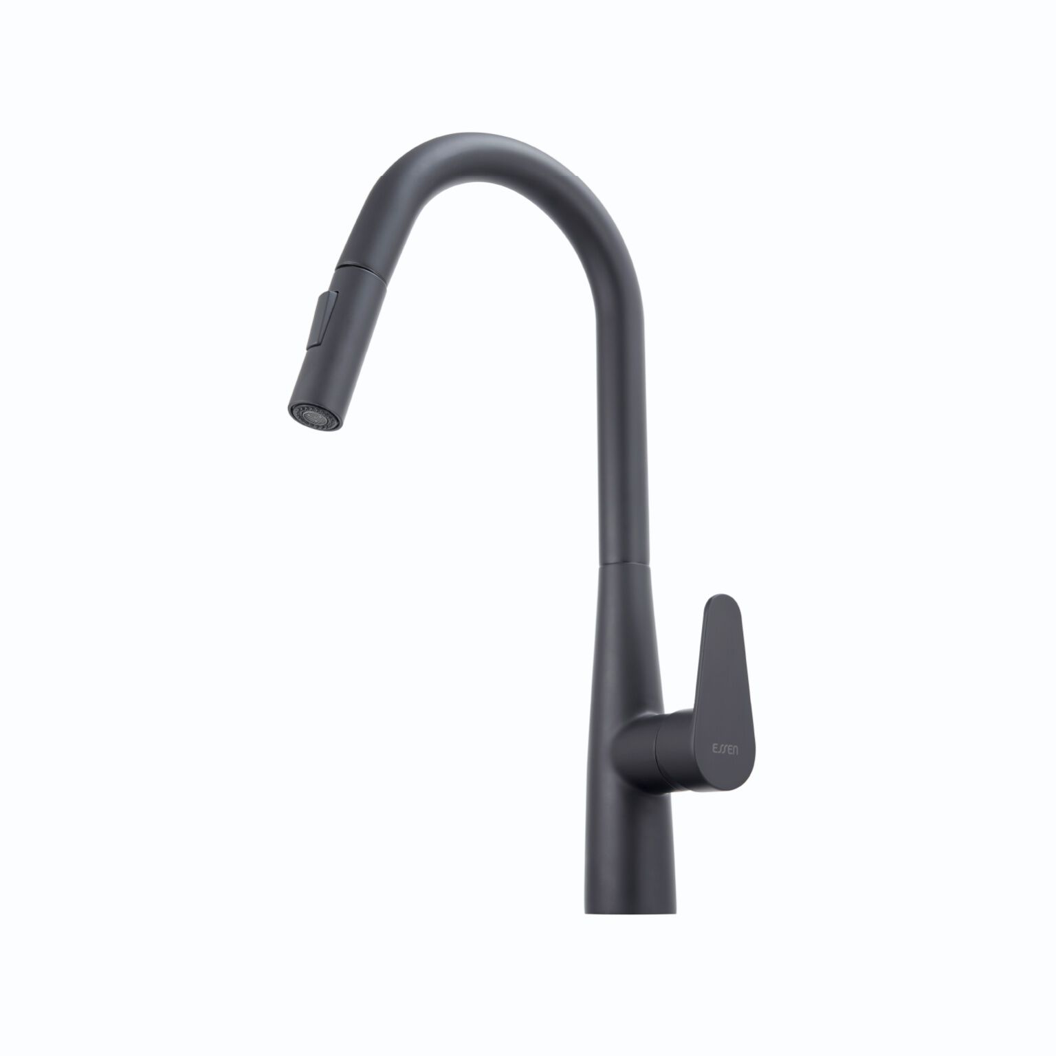 Llave monomando para cocina l&iacute;nea Essen Round&reg; en negro mate,,hi-res image number null