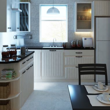Cocina Interglass Pearl Beige con Blanco