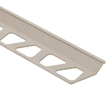 Perfil schluter de aluminio finec 7x2500mm color cream