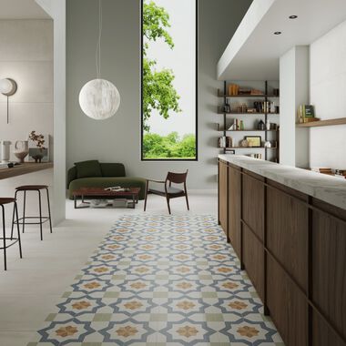 Uso Comercial Bloom Azul con Gris