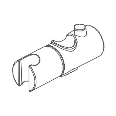 Soporte Para Regadera Stilo De Mano Para Regadera De Muro Georgia Cromo Pulido