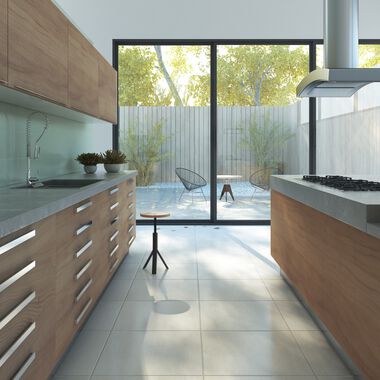 Cocina Dots Caf&eacute; con Verde