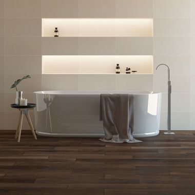 Ba&ntilde;o Artisanwood Beige con Caf&eacute;
